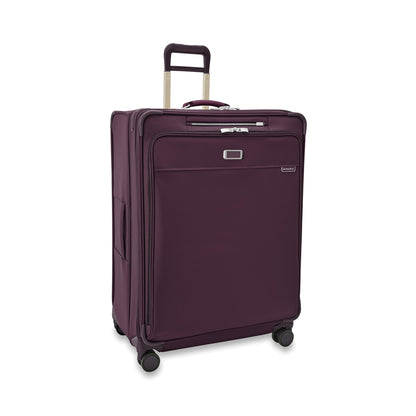 Briggs & Riley Essential 22" Carry On Expandable Spinner - Luggage for Travel, Suitcases with Wheels, Softside Rolling Bag for Men & Women, Self-Repairing Zipper - Baseline Collection, Black Gsupps Australia