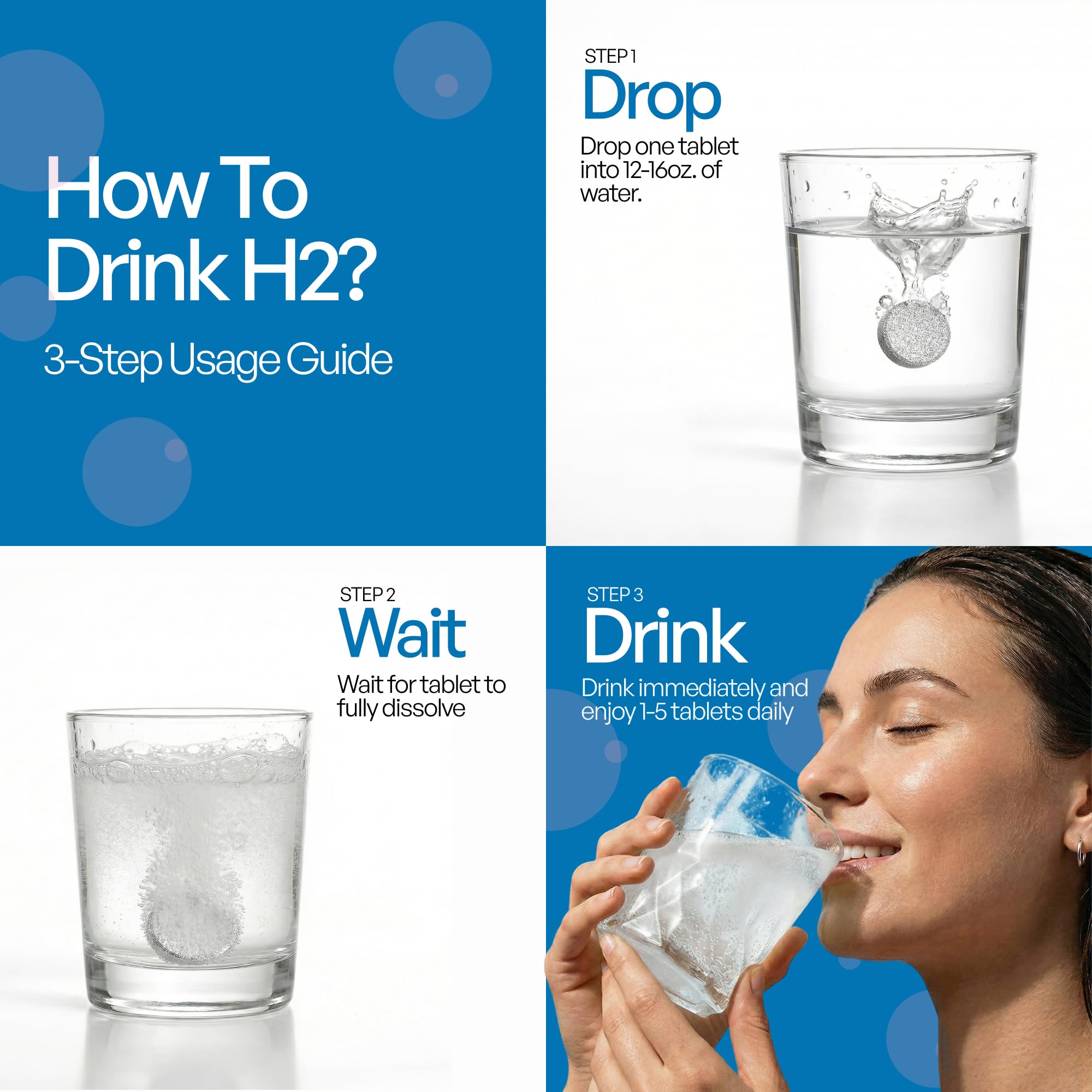 Hydrogen Water Tablets, Molecular Hydrogen Tablets for Drinking Water, Antioxidant-Rich, Supports Brain Energy & Health - Quick-Dissolving - Raspberry H2 Tabs hydroh buy australia supplements