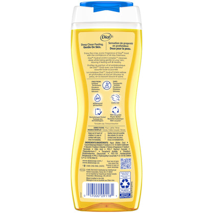 Dial Body Wash, Hydraclean Complex & Vitamin E, Gold, 16 Fl Oz, 4-Pack Dial