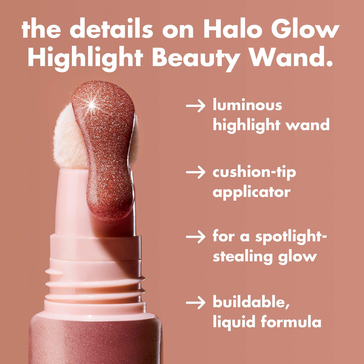 e.l.f. Halo Glow Highlight Beauty Wand, Champagne Campaign e.l.f.