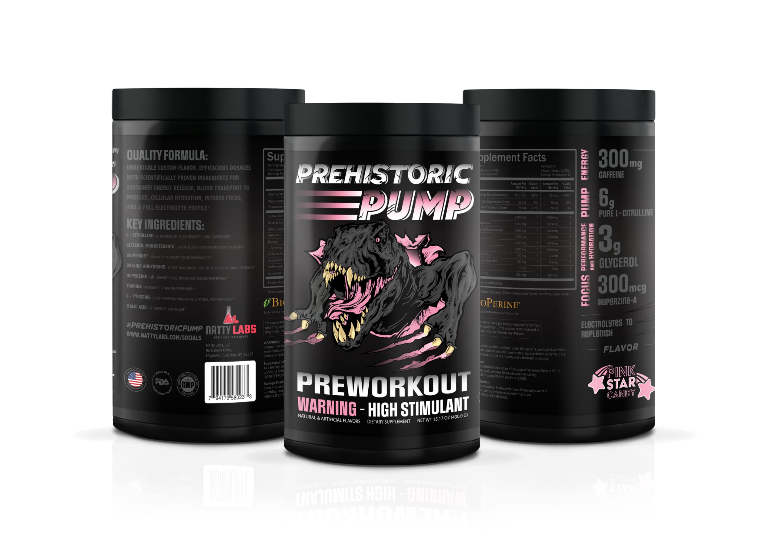 Natty Labs Prehistoric Pump Pre Workout - Preworkout Energy Supplement · 300mg Caffeine Natty Labs buy australia supplements