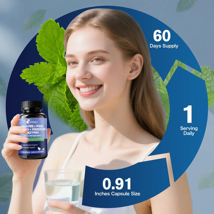 Ultra Probiotics for Women Men 200 Billion CFU - 36 Strains 14 Digestive Enzymes, 4 Anti-Bloat Herbs, 3 Prebiotic Fibers & 4 Postbiotics, Gut, Digestive, Regularity Femmetra
