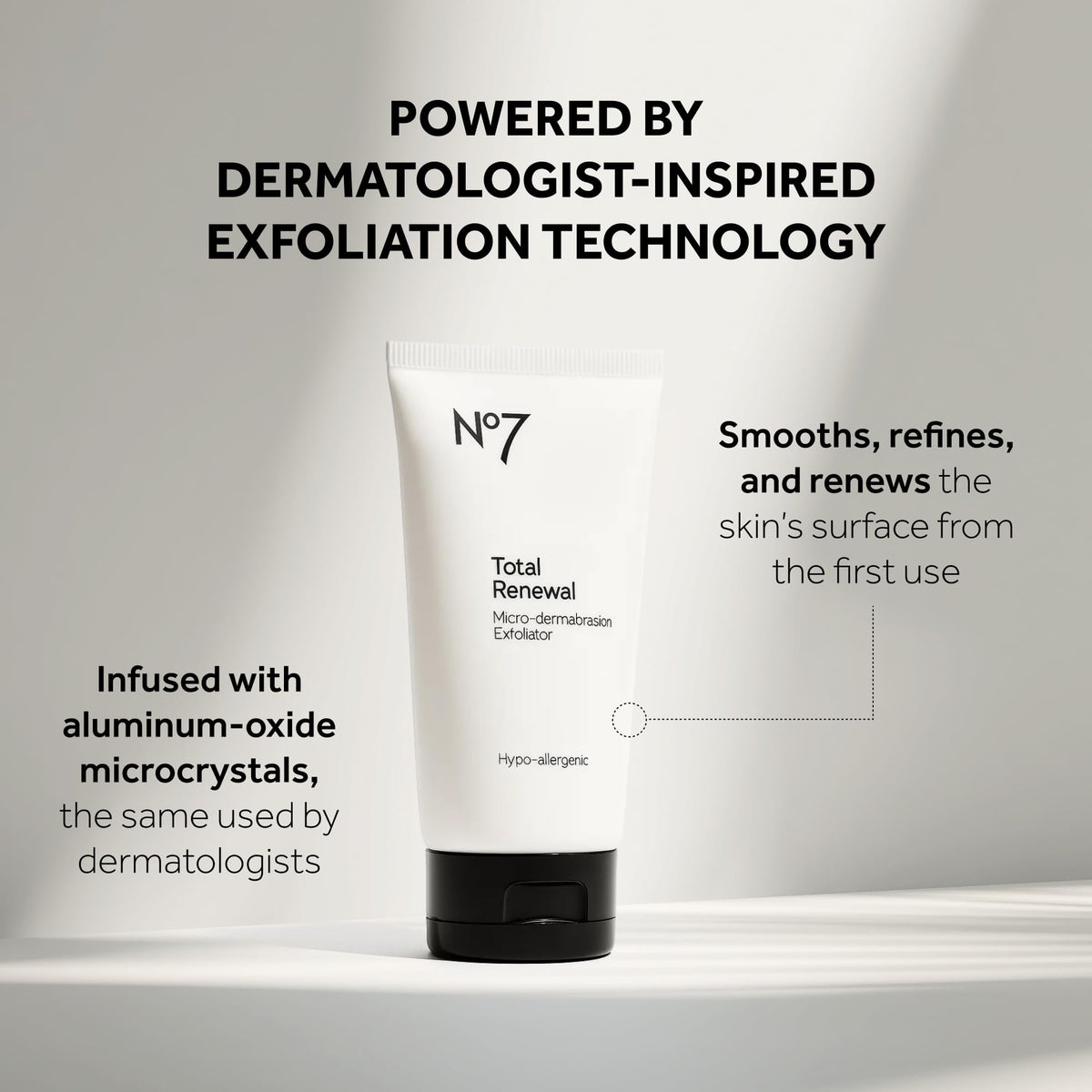 No7 Microdermabrasion Total Renewal Face Scrub, 2.5 Oz No7