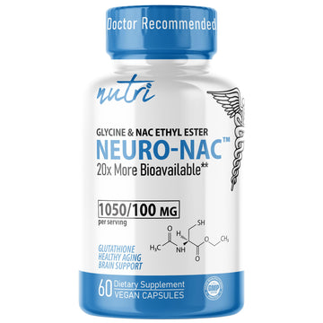 Neuro NAC Supplement N-Acetyl Cysteine Ethyl Ester - 20x More Bioavailable Than NAC 600 mg - Boost Glutathione 10x More Than Liposomal Glutathione Nature's Fusions buy australia supplements