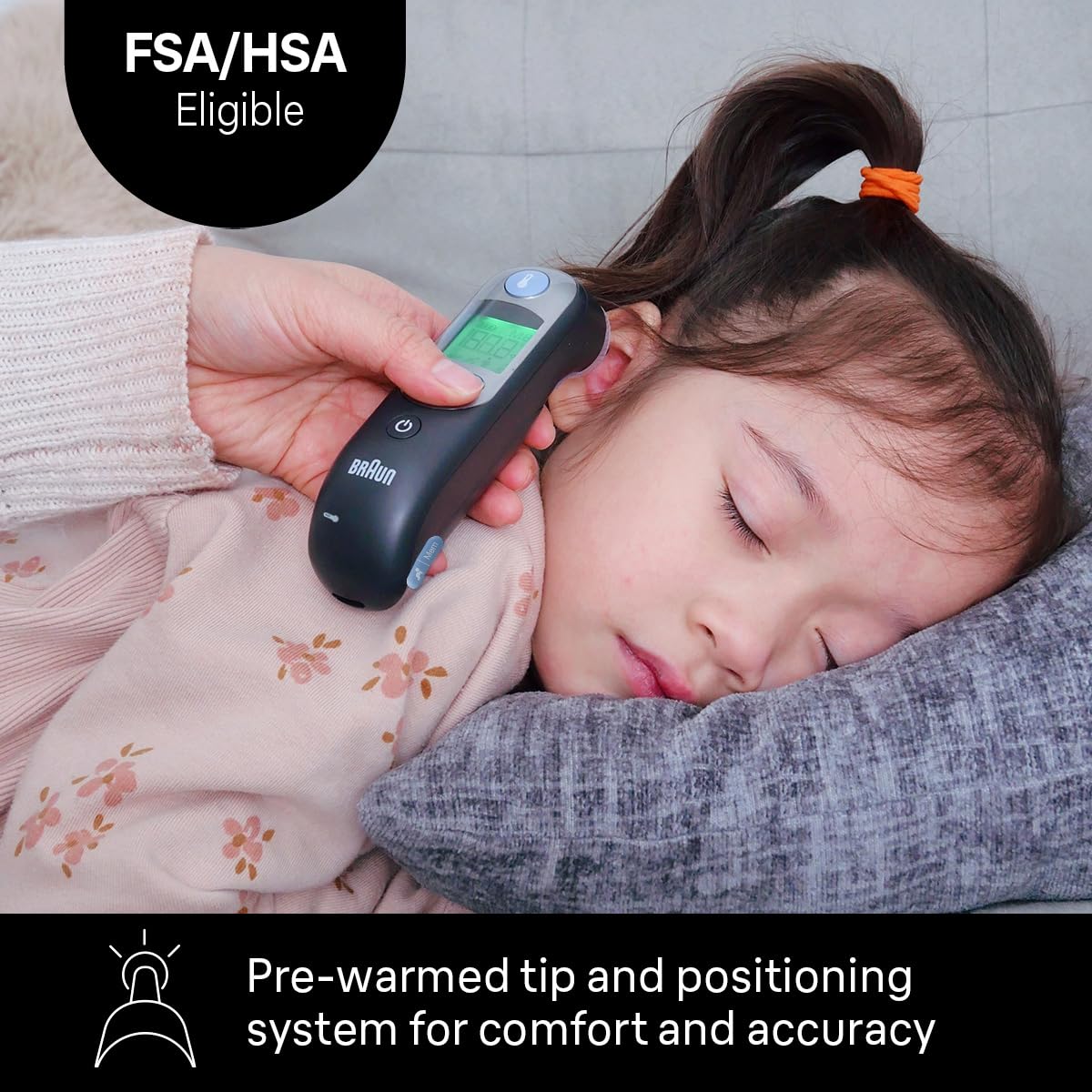 Braun ThermoScan 7 Digital Ear Thermometer for Adults, Babies & Infants, Age-Adjusted Fever Guidance, No. 1 Brand Recommended by Pediatricians Gsupps Australia