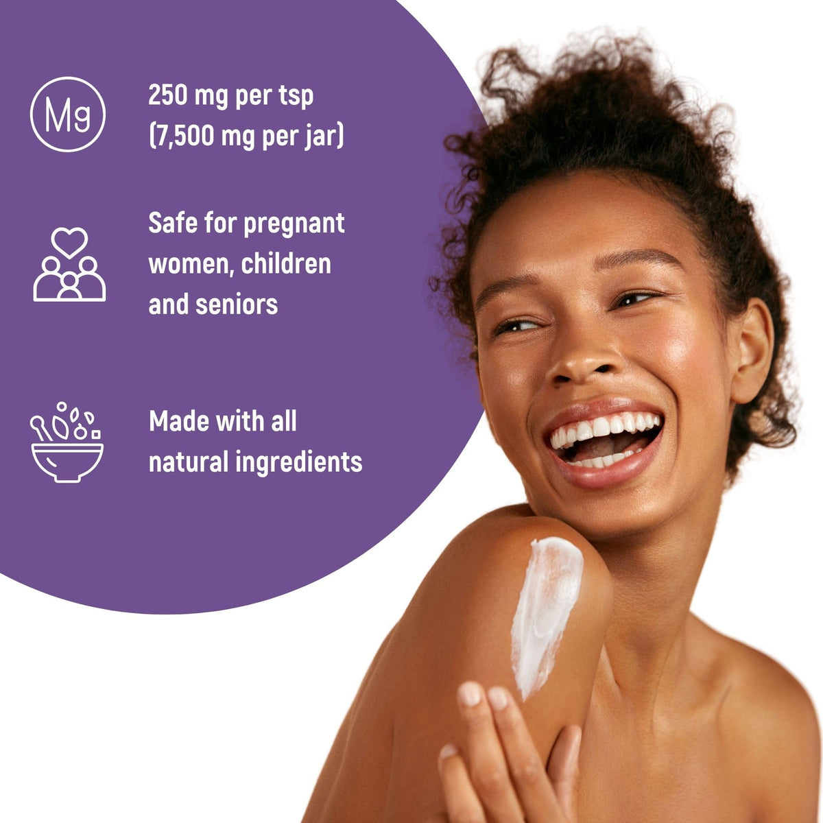 Magnum Solace Nighttime Magnesium Lotion with MSM & Arnica – Highly Concentrated Magnesium for Muscles & Joints – Apply to Legs or Feet Before Bed – Skin-Friendly Magnum Solace