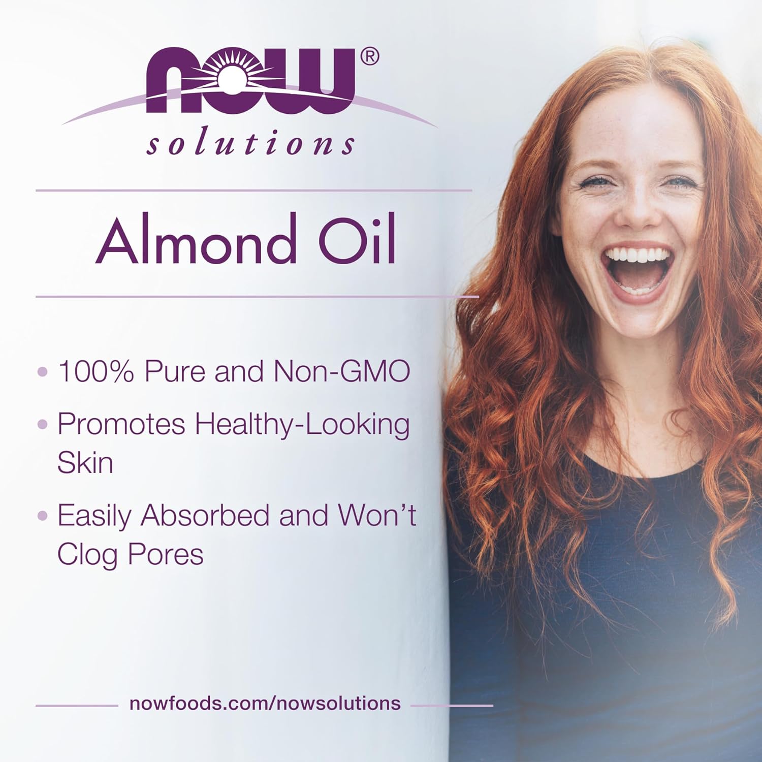 NOW Foods Solutions, Sweet Almond Oil, 100% Pure Moisturizing Oil, Promotes Healthy-Looking Skin, Unscented Oil, 16-Ounce,Package may vary Gsupps Australia