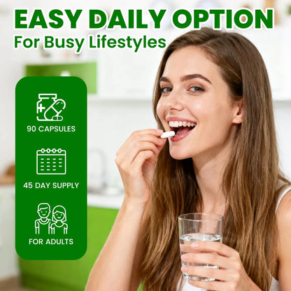 SEPT YAN Gut Health Supplement with Prebiotics, Postbiotics & Probiotics for Digestive Health for Women & Men, 80 Billion CFU Probiotics for Gut and Digestion SEPT YAN