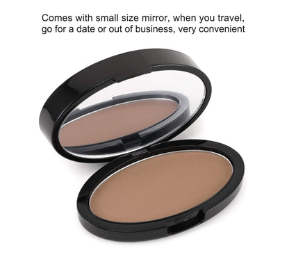 Boobeen Eyebrow Seal Stamp Powder - Waterproof 3 Seconds Eye Make Up Nature Coloring Kit - Creates Natural Looking Brows for Makeup Beginners Boobeen