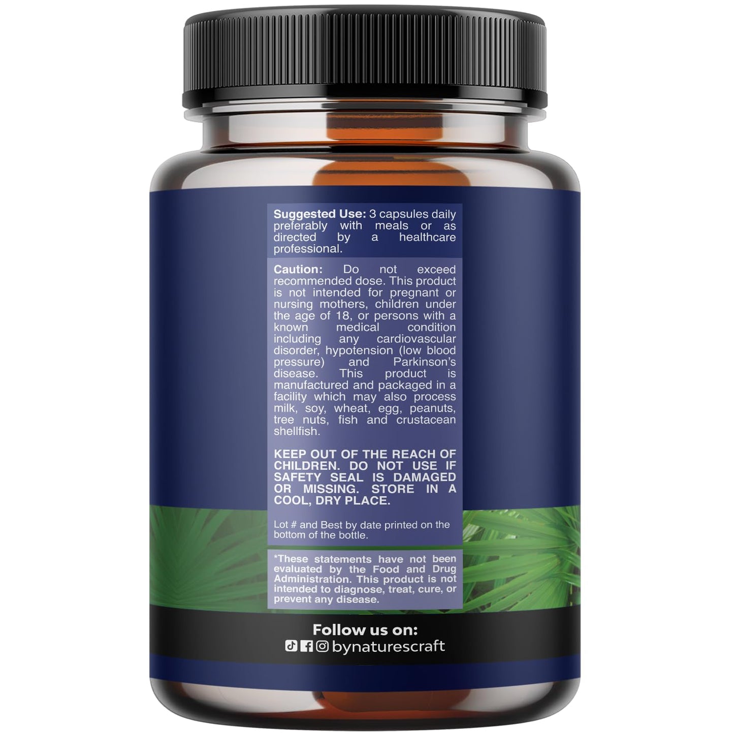 Herbal Prostate Supplement for Men - Potent Pygeum and Saw Palmetto Extract for Urinary Tract Support - Prostate Health Blend with Beta Sitosterol & Green Tea - Nighttime Comfort Support - 90 Count Gsupps Australia
