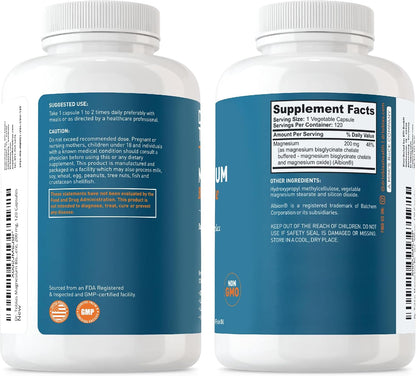 Dr. Tobias AKG Supplement & Magnesium Bisglycinate - Support Energy Levels, Muscle, Nerve & Bone Health with High-Absorption Magnesium and Bioavailable AKG, Vegan, Non-GMO