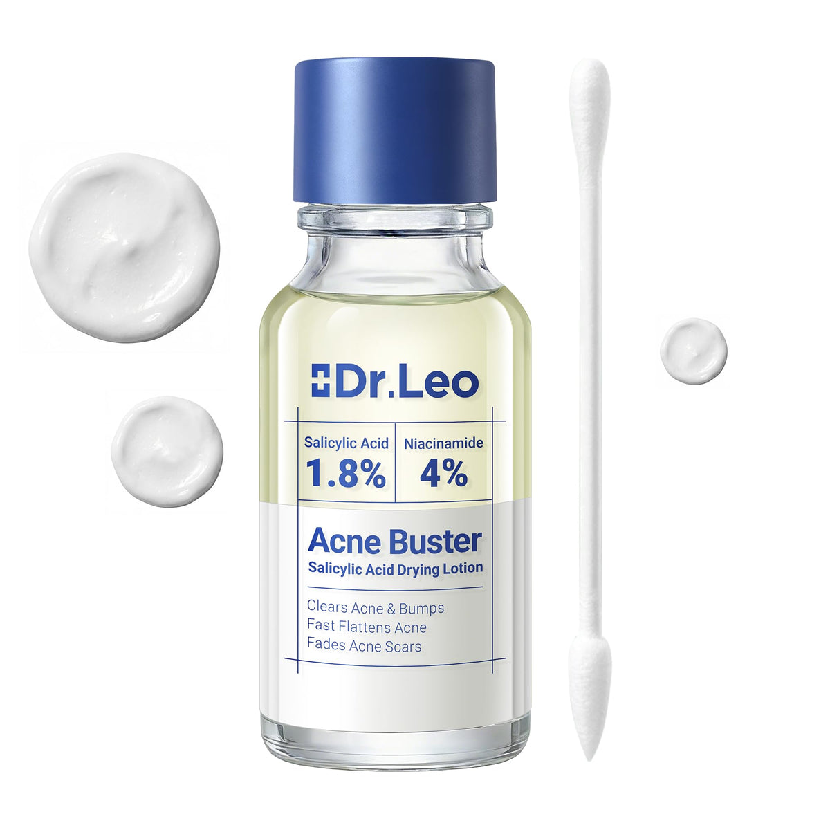 Dr.Leo 1.8% Salicylic Acid Acne Spot Treatment Drying Lotion, 0.34oz Dr.Leo
