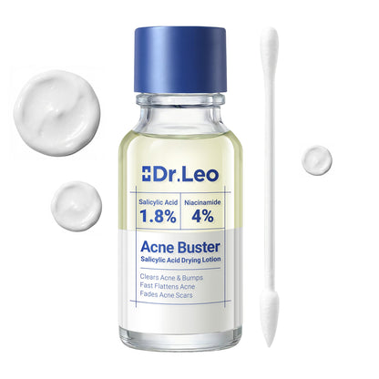 Dr.Leo 1.8% Salicylic Acid Acne Spot Treatment Drying Lotion, 0.34oz Dr.Leo