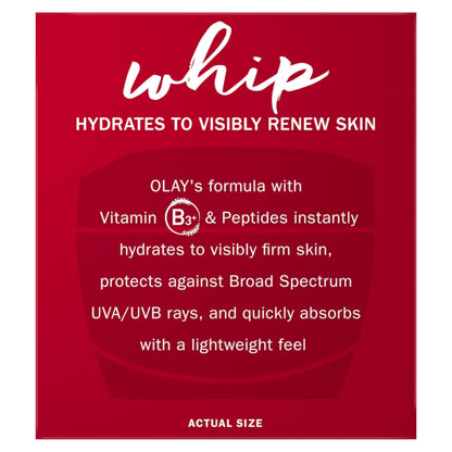 Olay Regenerist Whip Face Moisturizer Cream with Sunscreen SPF 25, 1.7 oz Olay