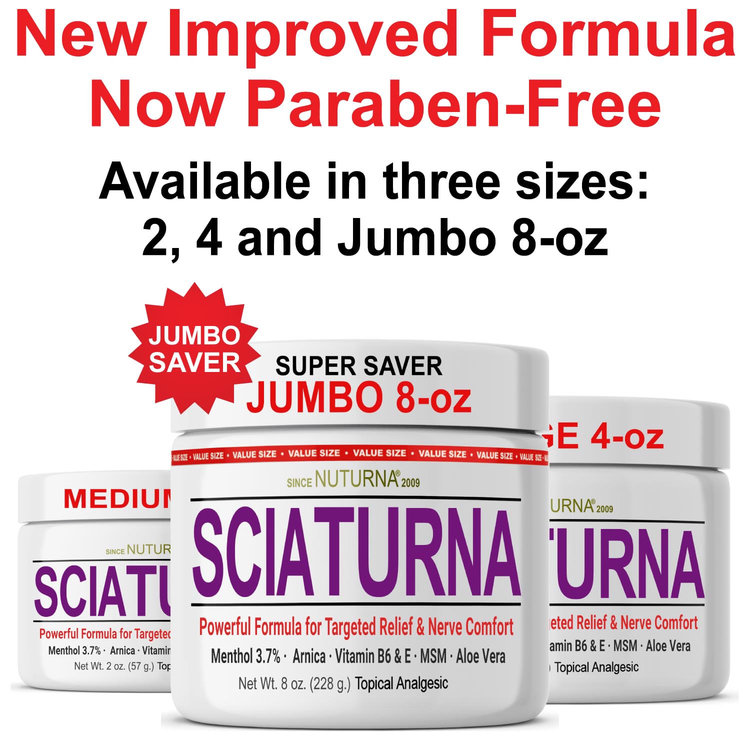 Sciatica Nerve Cream - Maximum Strength Comfort Cream for Feet, Hands, Legs, Toes, Back - Natural Ultra Strength Arnica, MSM, Menthol, Soothing Comfort, 2 Oz Nuturna buy australia supplements