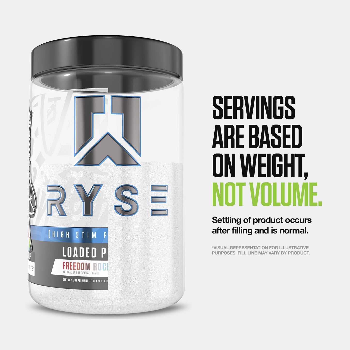 RYSE Loaded Pre Workout Powder - Strawberry Squeeze - Daily Pre-Workout for Men & Women with 390mg Caffeine, Beta Alanine, and Citrulline for Pump, Focus, and Energy - 30 Servings