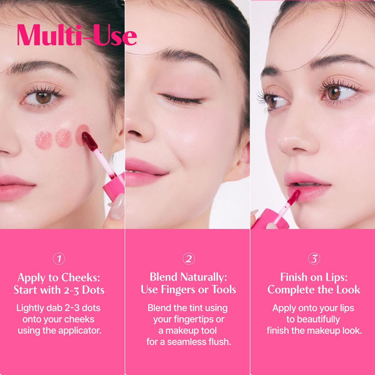 ETUDE Dear Darling Water Tint Lip and Cheek Stain, Cherry Ade, 9g ETUDE