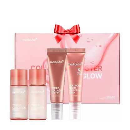 medicube Glass Skin Collagen Trial Kit - Mini Skincare Set medicube