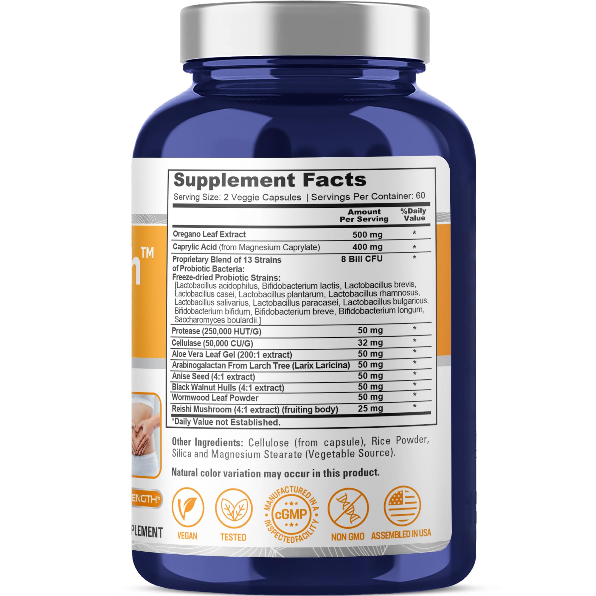 NusaPure CandiHealth Complex (Non-GMO, Vegan) 120 Veggie Capsules NusaPure buy australia supplements
