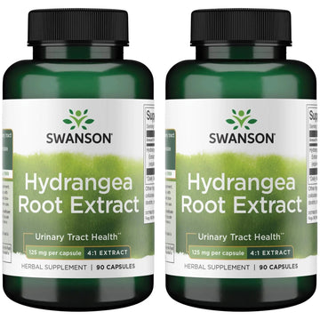 Swanson Hydrangea Root Extract - Herbal Supplement Promoting Traditional Urinary Tract Health - May Support Prostate Health for Men - (90 Capsules) (2 Pack) Swanson buy australia supplements