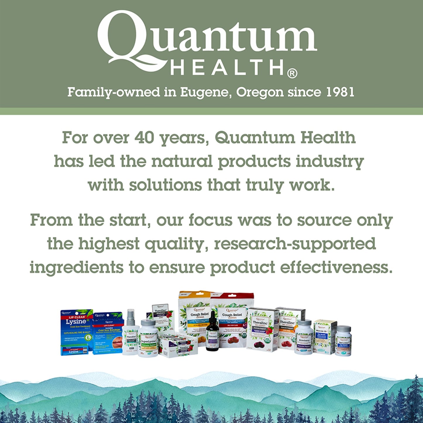 Quantum Health Super Lysine+ / Advanced Formula Lysine+ Immune Support with Vitamin C, Echinacea, Licorice, Propolis, Odorless Garlic Quantum