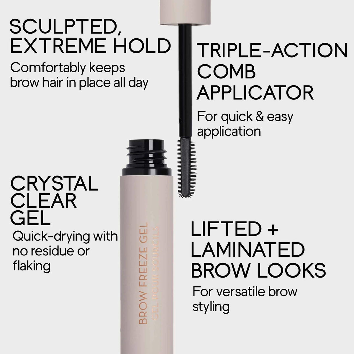 Anastasia Beverly Hills - Brow Freeze Gel Clear Extreme Hold Sculpting Wax Anastasia Beverly Hills