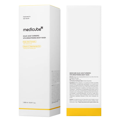 medicube Kojic Acid Turmeric Brightening Body Wash, 33.81 fl.oz medicube