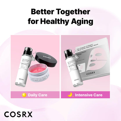 COSRX Pink Peptides Collagen Lifting Glow Hydrogel Face Masks 3 EA COSRX