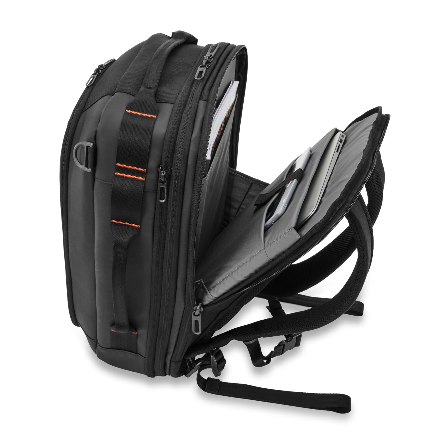 Briggs & Riley Medium Convertible Backpack Duffle Bag - Carry On for Men & Women, Use for Travel, Gym, or Work, Overnight Weekend Luggage, Shoulder Strap, Laptop Compartment - ZDX Collection, Black Gsupps Australia