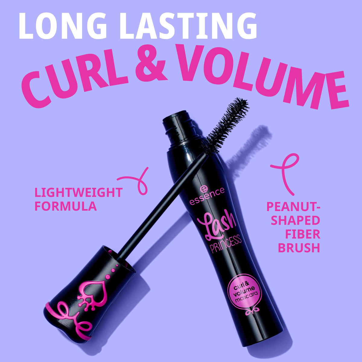 essence Lash Princess Curl & Volume Mascara, Black (Pack of 1) Essence Cosmetics