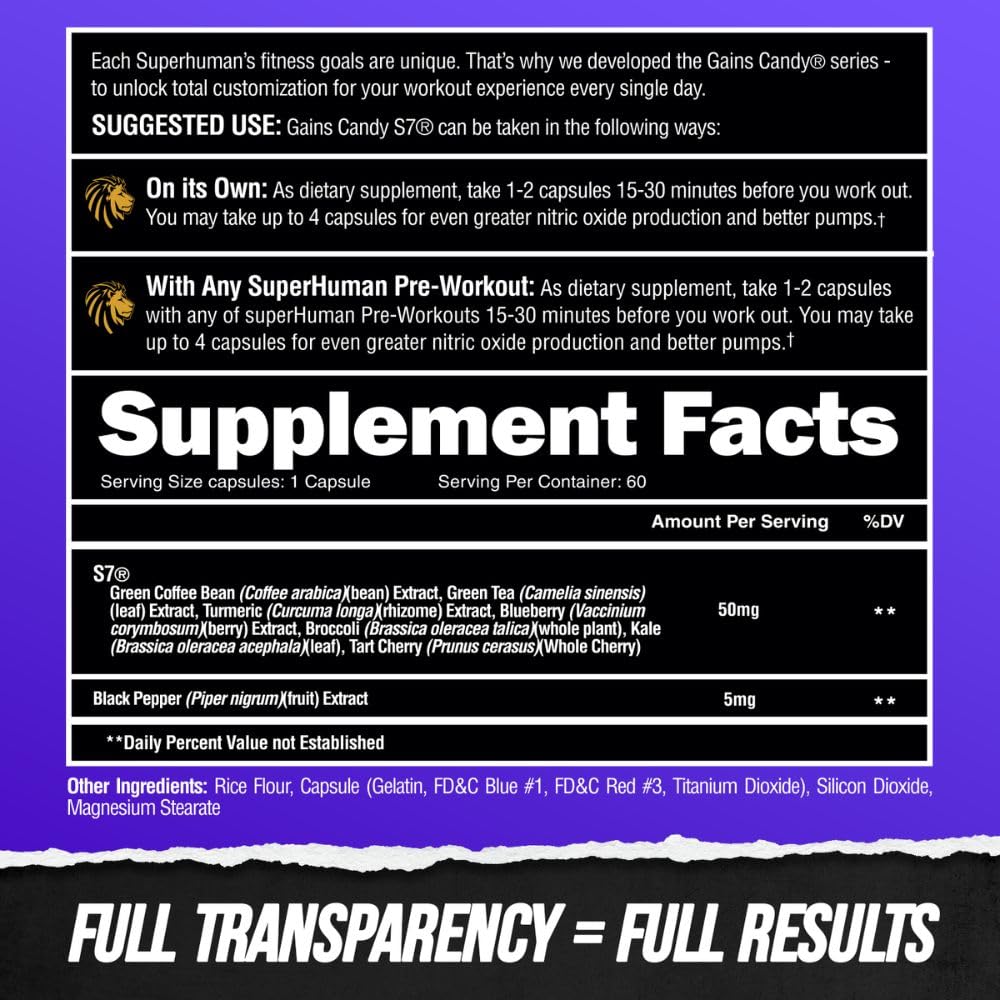 ALPHA LION Gains Candy, Pills that Support Weight Loss, Energy Supplements, 100% Natural Extract, Calorie Burning, Regulates Healthy Metabolism, 60 Capsules (Fat Loss - CaloriBurn®)