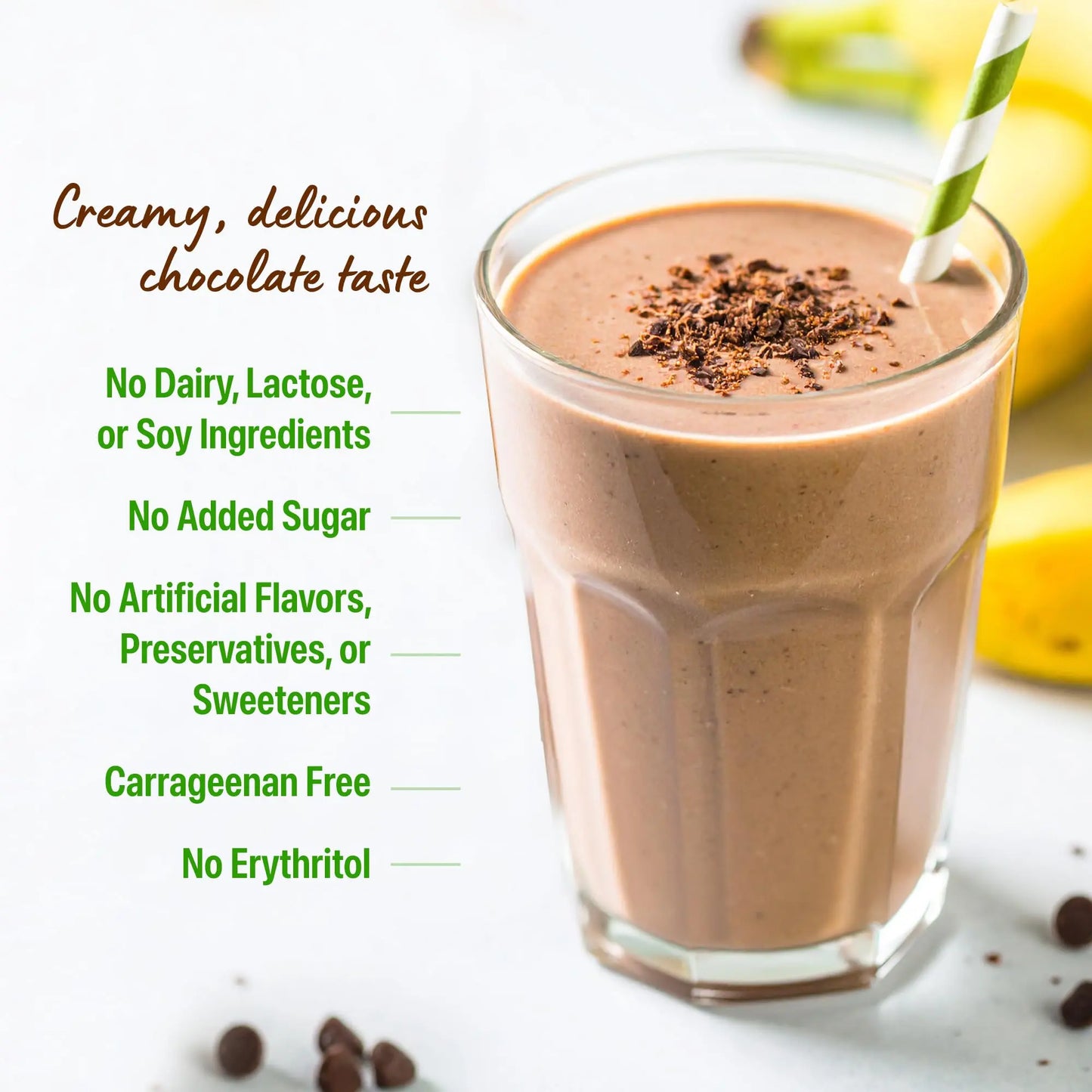 Orgain Organic Vegan Protein Powder, Creamy Chocolate Fudge - 21g Plant Protein, 7g Prebiotic Fiber, Low Net Carb, No Lactose Ingredients, No Added Sugar Orgain