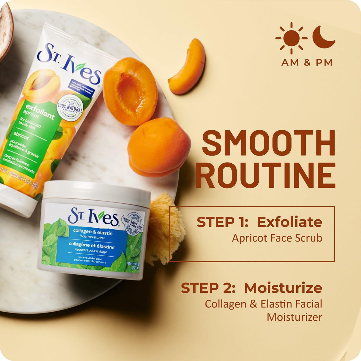 St. Ives Apricot Facial Scrub, Fresh Skin, 6 Oz St. Ives