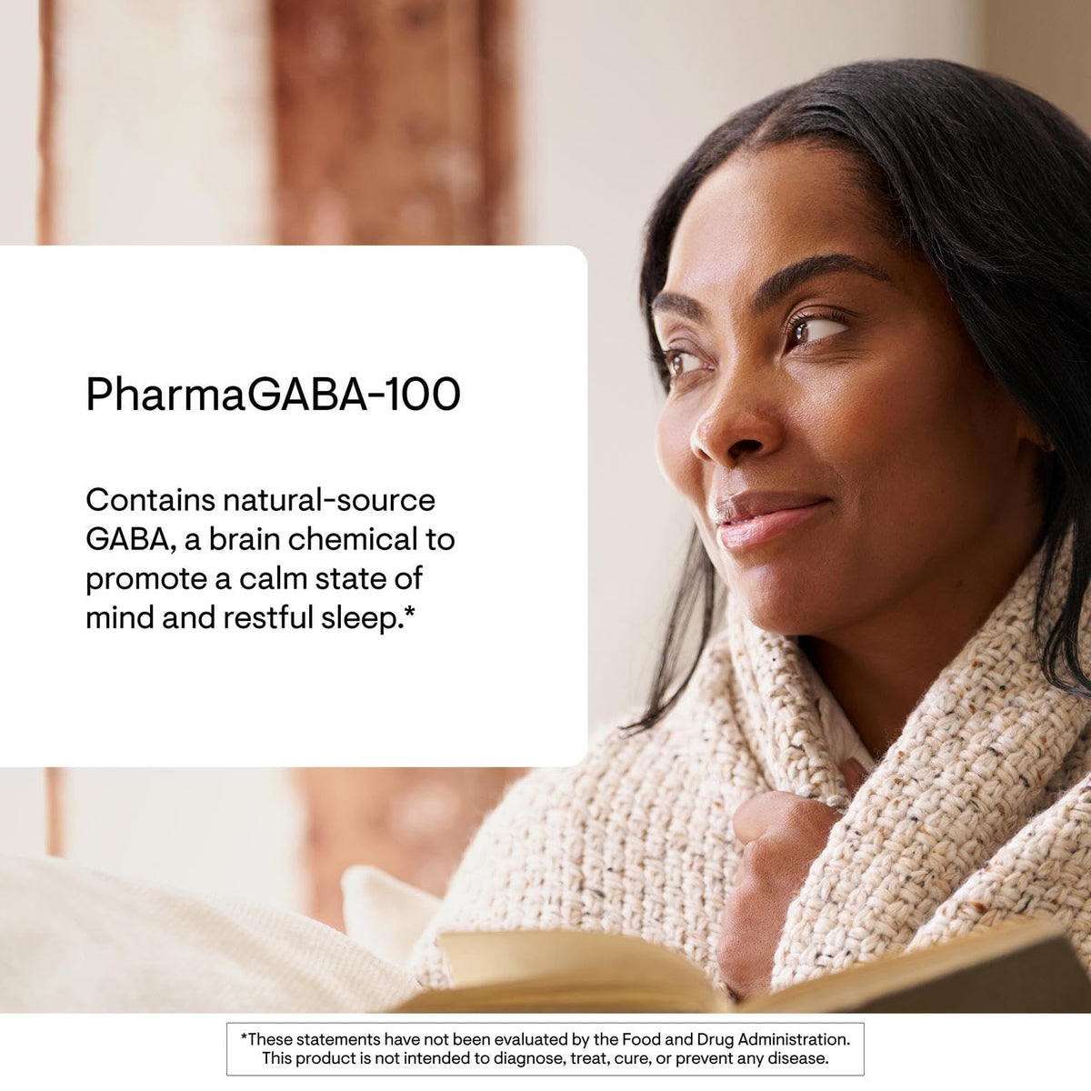 THORNE - PharmaGABA-100 - GABA Supplement - 100 mg Natural Source Gamma-Aminobutyric Acid THORNE