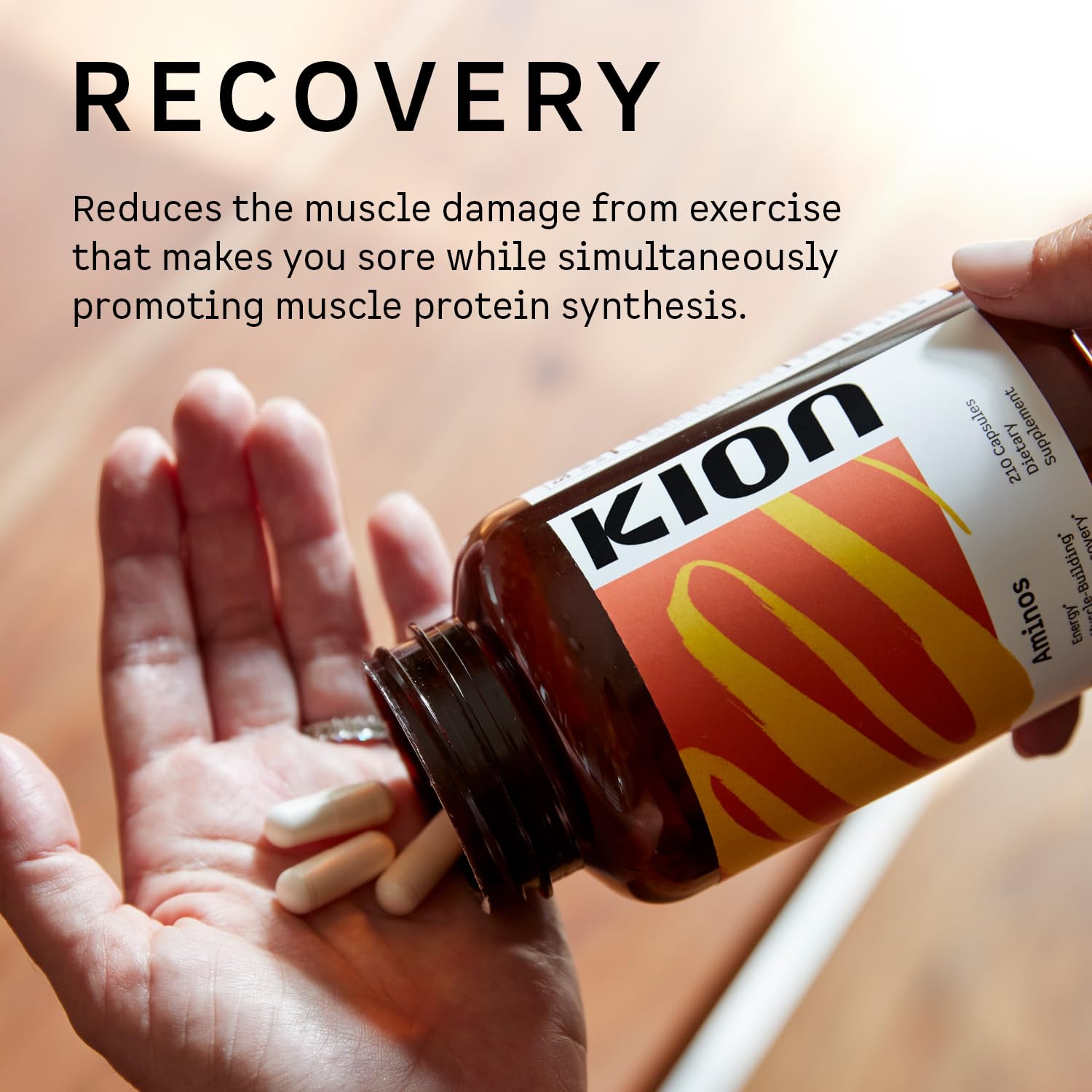 Kion Aminos Essential Amino Acids Capsules | The Building Blocks for Muscle Recovery, Reduced Cravings, Better Cognition, Immunity, and More | 30 Servings Kion buy australia supplements