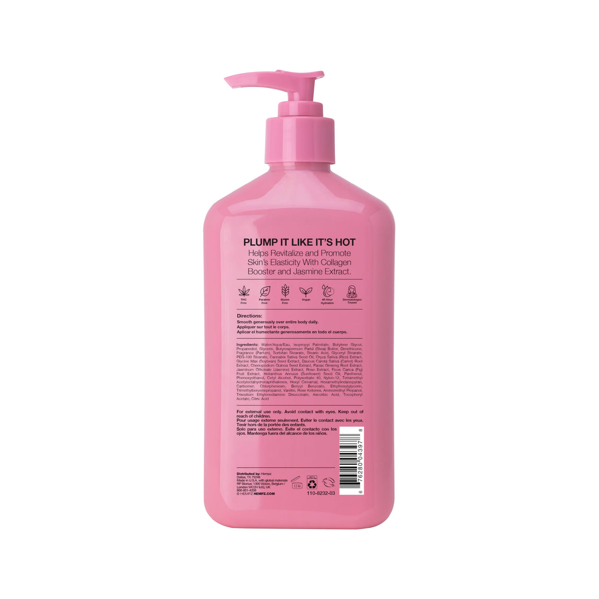 Hempz Sweet Jasmine & Rose Moisturizing Body Lotion - 17 Fl Oz Hempz