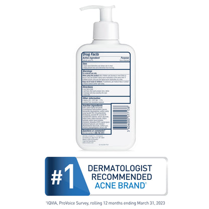 CeraVe Acne Control Cleanser, Face Wash with 2% Salicylic Acid, 16 oz CeraVe