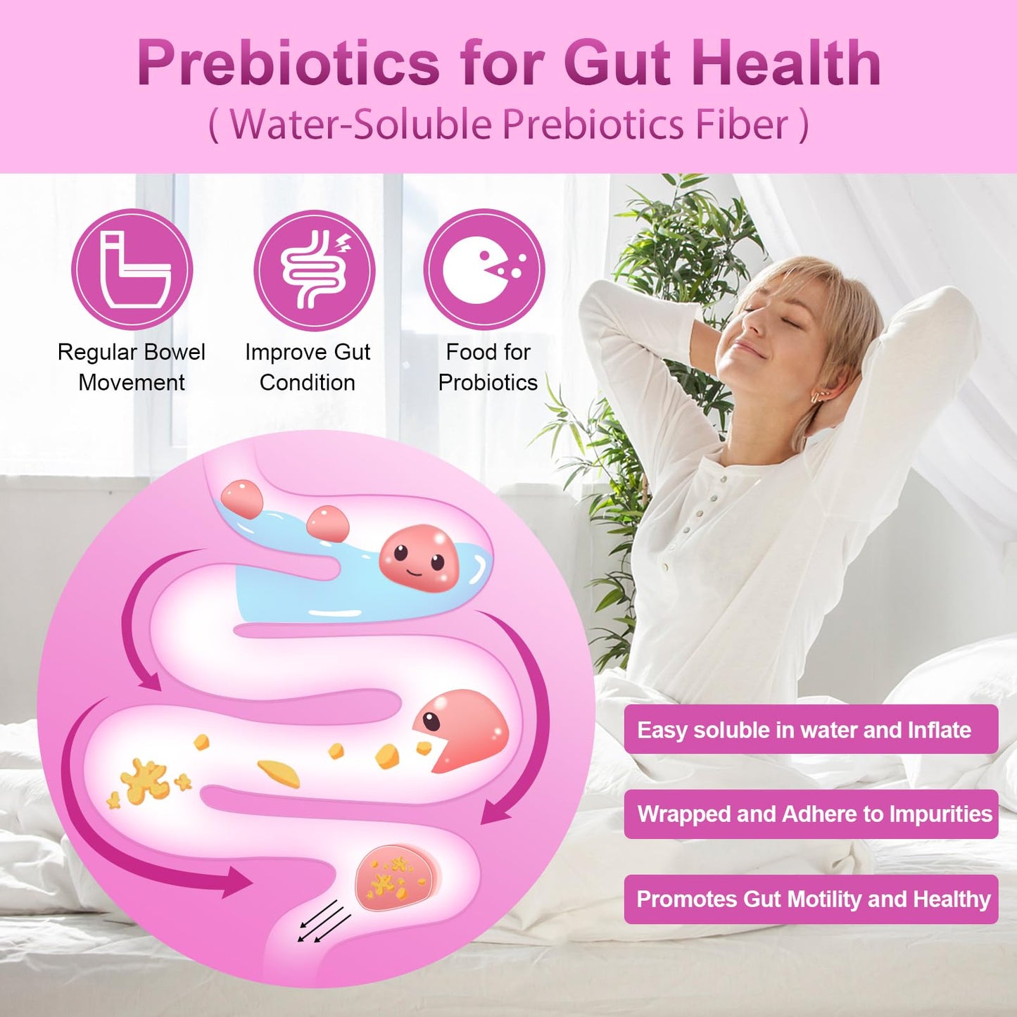 NATURE TARGET Probiotics for Women, 100 Billion CFUs Probiotic with Digestive Enzymes & Prebiotics, Vaginal Probiotics with Cranberry for Urinary Tract Health NATURE TARGET