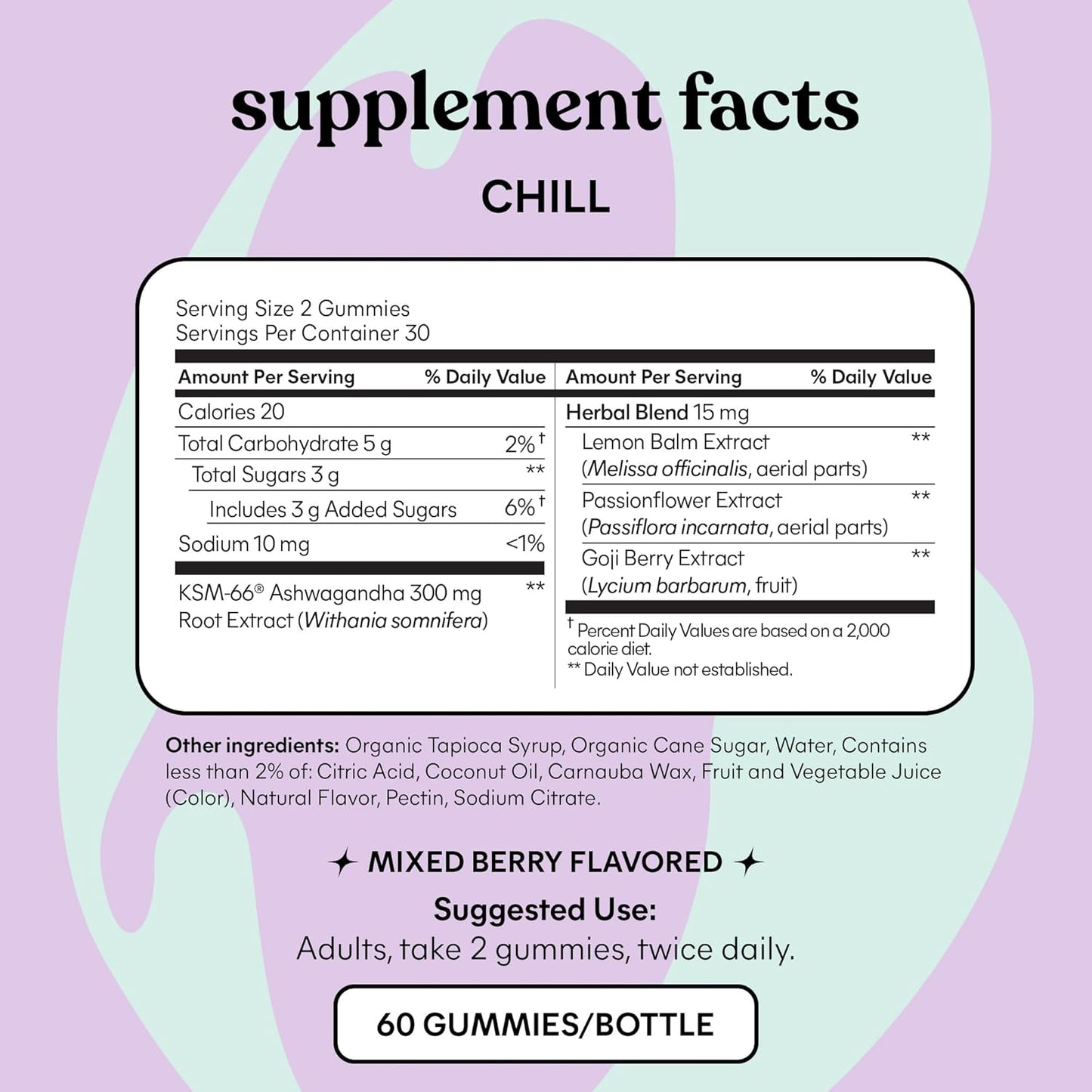 Lemme Chill & Sleep Bundle - Stress Relief Gummies with KSM-66 Ashwagandha & Deep Sleep Gummies with Melatonin and Magnesium to Fall Asleep Faster - Gluten-Free and Non-GMO (Variety Pack of 2)