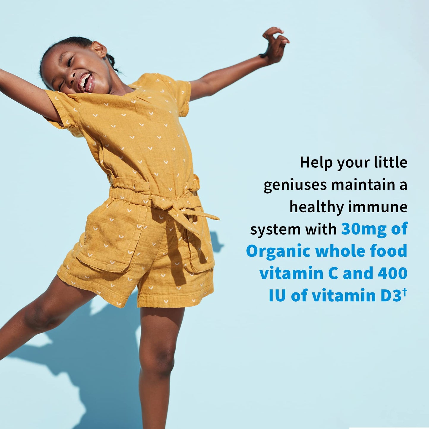 Garden of Life Dr. Formulated Probiotics Organic Kids+ plus Vitamin C & D - Berry Cherry - Gluten, Dairy & Soy Free Immune & Digestive Health Supplement Garden of Life
