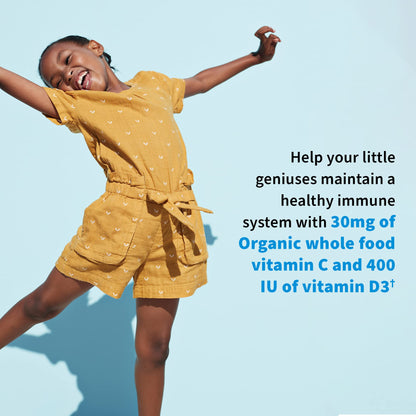 Garden of Life Dr. Formulated Probiotics Organic Kids+ plus Vitamin C & D - Berry Cherry - Gluten, Dairy & Soy Free Immune & Digestive Health Supplement Garden of Life