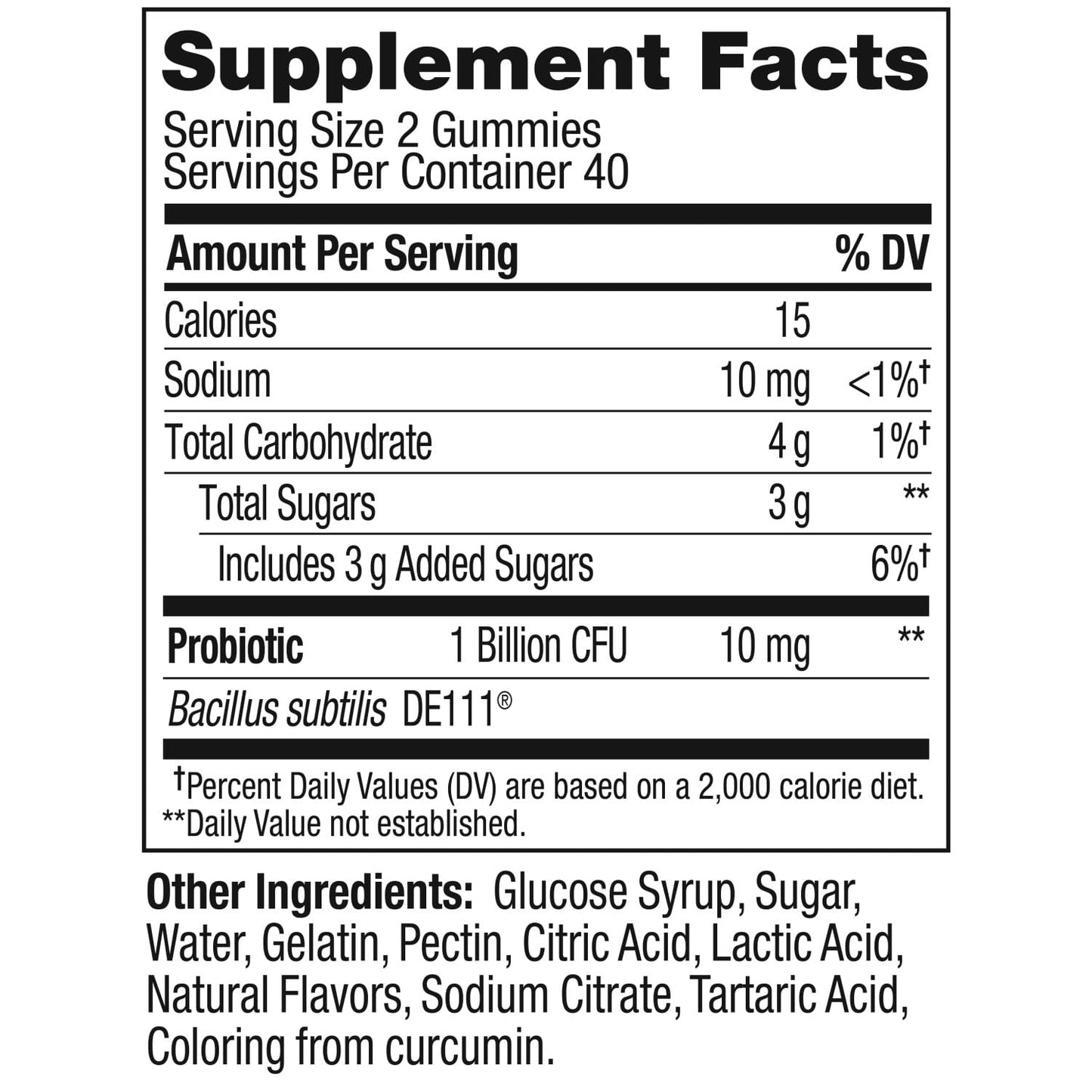 OLLY Probiotic Gummy, 1 Billion CFUs, Immune and Digestive Support, Chewable Probiotic Supplement, Mango, 80 Count OLLY