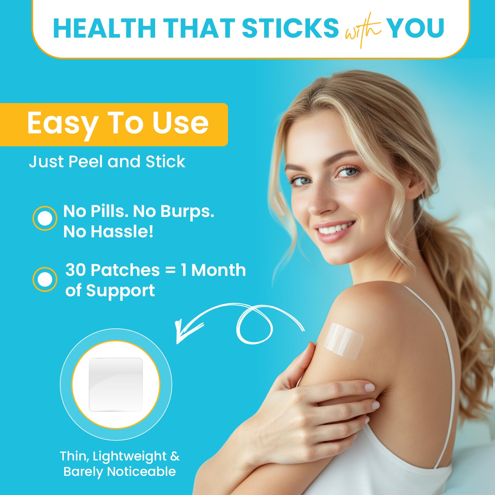 Patchvana Omega 3 Patch for Women & Men, 1 Month Supply, 30 Patches Patchvana buy australia supplements
