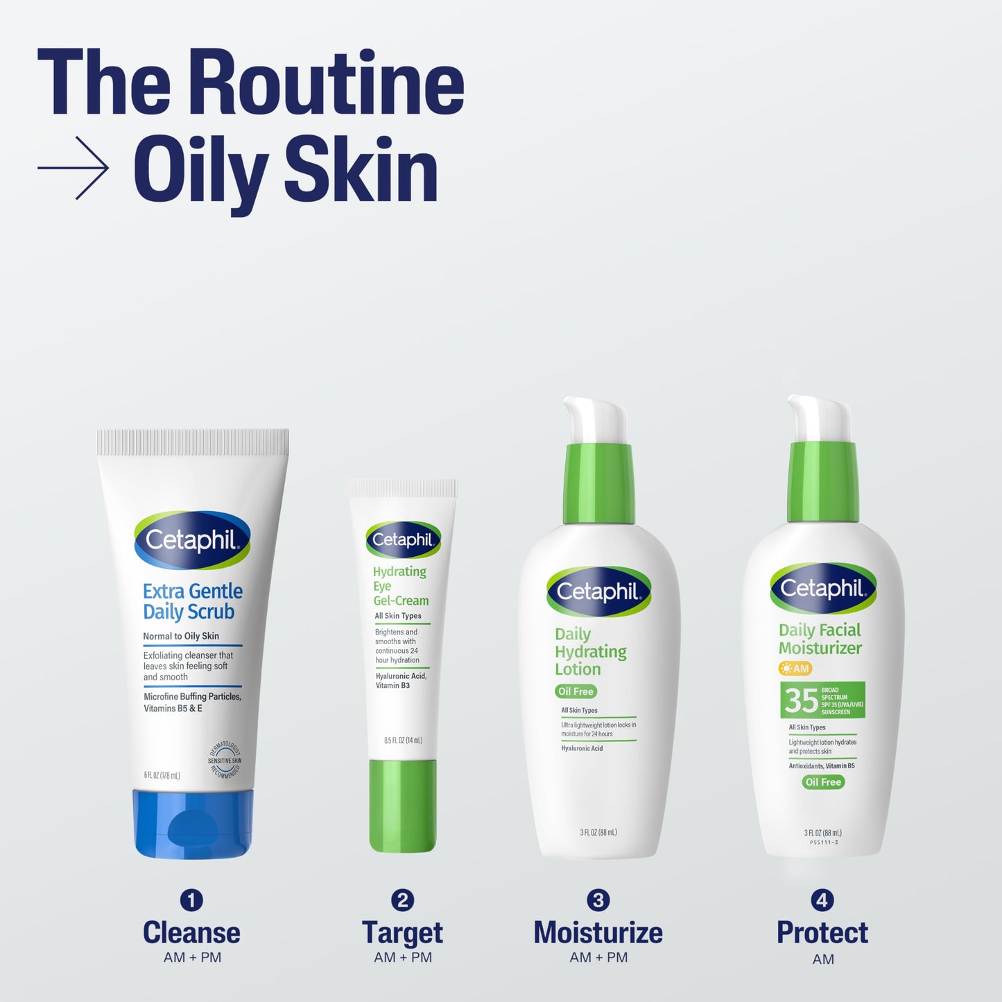 Cetaphil Exfoliating Face Wash, Extra Gentle Daily Face Scrub, Gently Exfoliates & Cleanses Cetaphil
