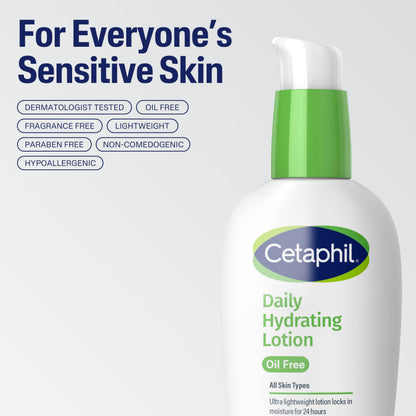 Cetaphil Daily Hydrating Face Lotion, Hyaluronic Acid, 3oz Cetaphil
