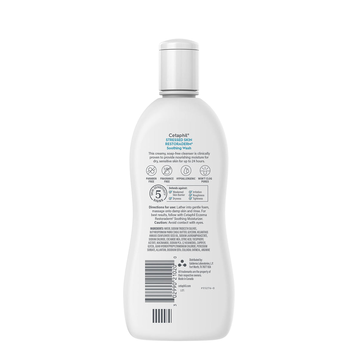Cetaphil RESTORADERM Eczema Body Wash, Soothing, Hypoallergenic, 10oz, 10oz Cetaphil