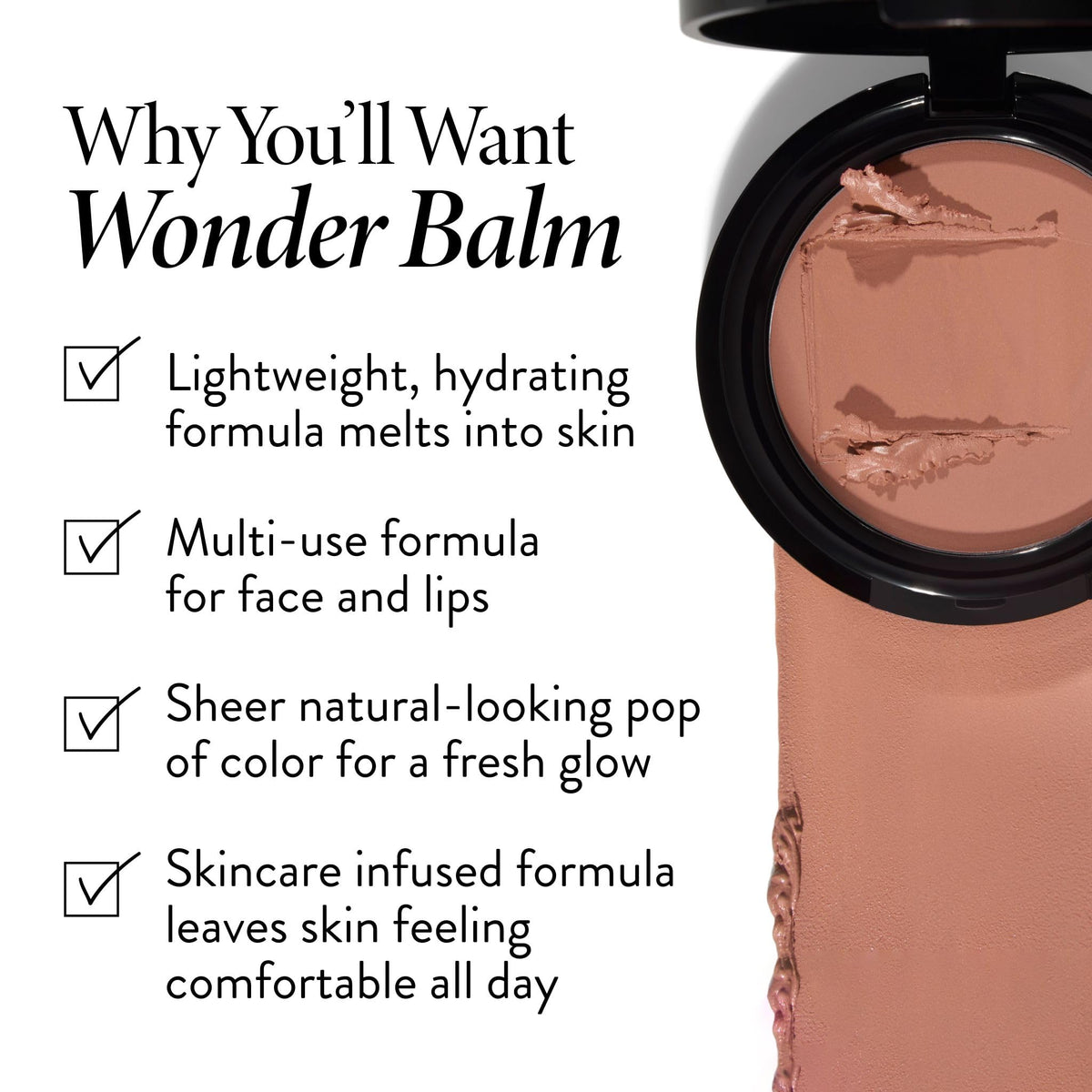 LAURA GELLER The Wonder Balm Cream Blush –Multi-Use, Pinch-Me Pink LAURA GELLER NEW YORK