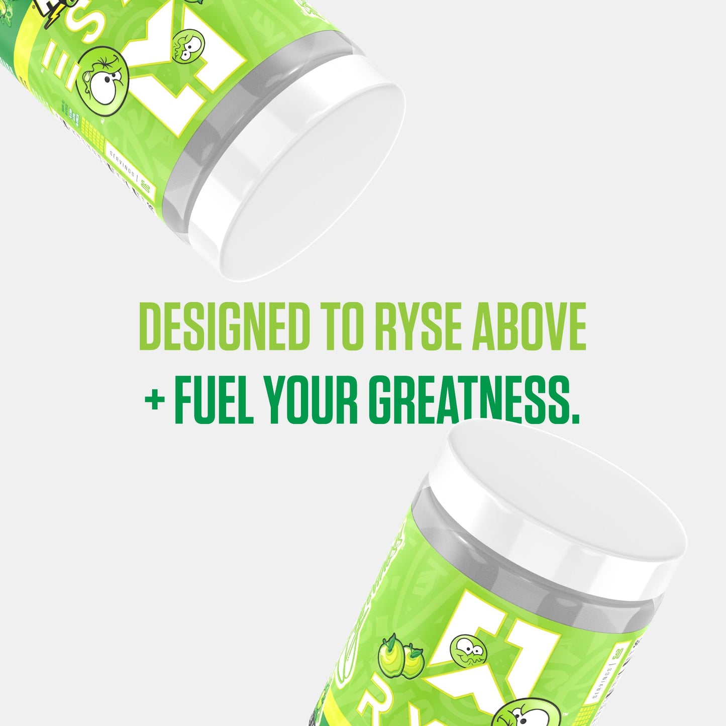 RYSE Loaded Pre Workout Powder - Strawberry Squeeze - Daily Pre-Workout for Men & Women with 390mg Caffeine, Beta Alanine, and Citrulline for Pump, Focus, and Energy - 30 Servings