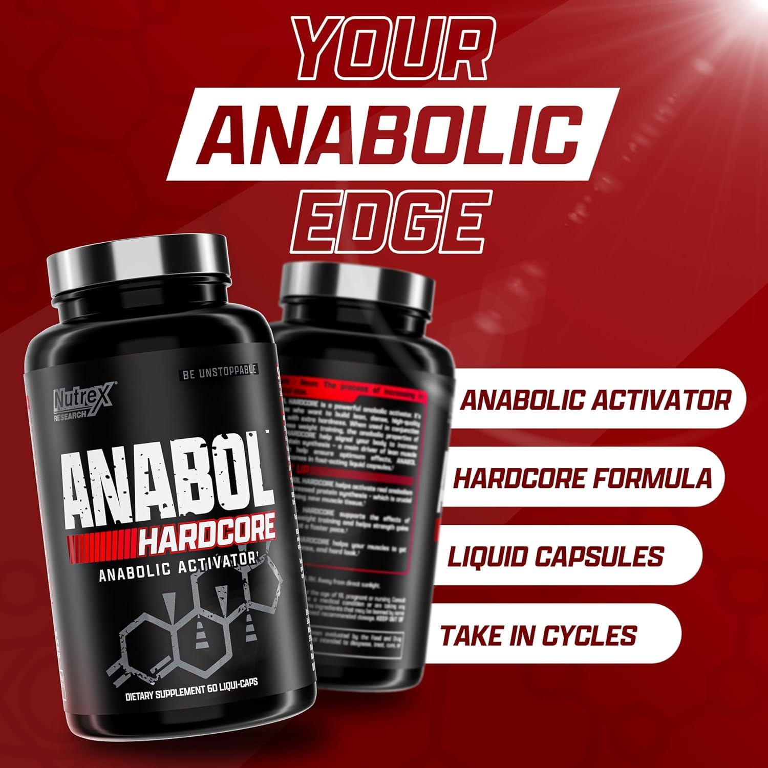 Nutrex Research Anabol Hardcore Anabolic Activator, Muscle Builder and Hardening Agent, 60 Pills Nutrex Research buy australia supplements