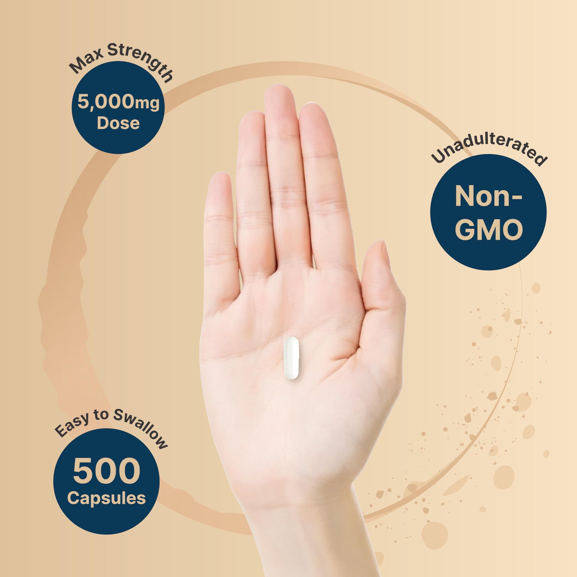 NatureBell Creatine Monohydrate Capsules 5,000mg Per Serving, 500 Count | Micronized, Unflavored Creatine Pills | Pre-Workout & Muscle Strength Support NatureBell buy australia supplements
